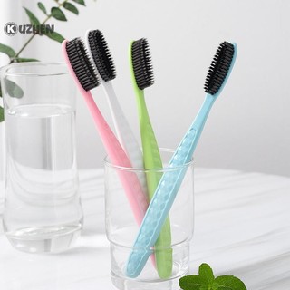 KUZHEN 1 Bàn chải đánh răng lớn Hàn Quốc Bàn chải đánh răng chính hãng có hộp du lịch Than dành cho người lớn Phân hủy sinh học Làm sạch sức khỏe răng miệng HOT
