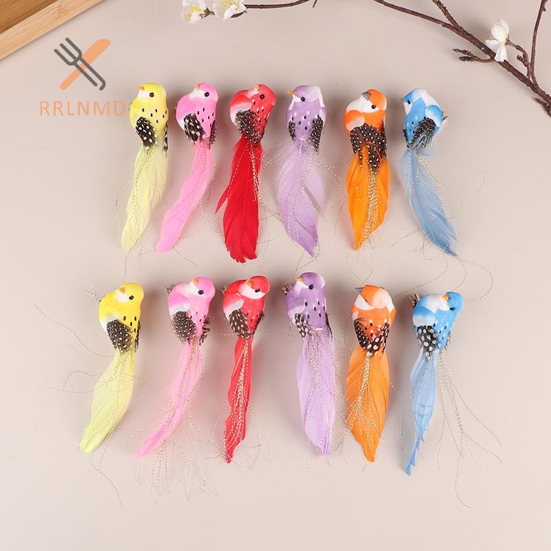 RRLNMD Chim Nhân Tạo Bọt Giả Động Vật Mô Phỏng Chim Đồ trang trí DIY Cưới Nhà Vườn Trang Trí MỚI