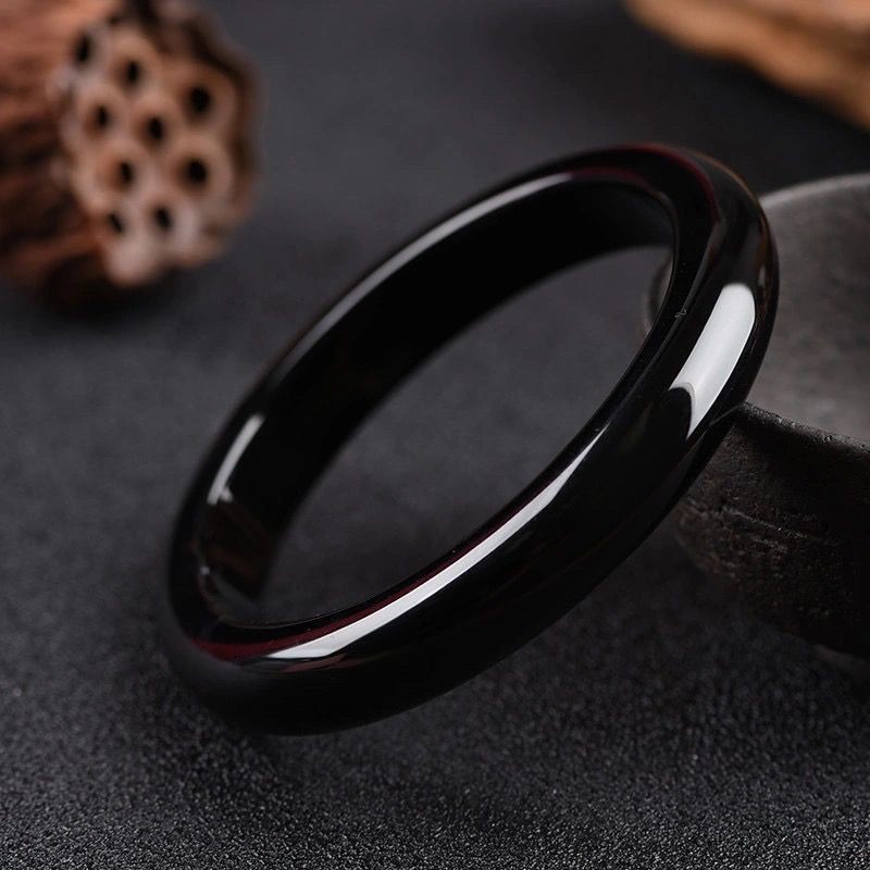 Vòng tay nam nữ tinh tế đa kích thước obsidian tự nhiên