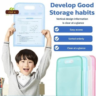 【Fast shipping】Bộ sắp xếp tài liệu 13 lớp - Túi lưu trữ tập tin di động có tay cầm cho giấy kiểm tra