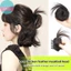 Sund Tổng Hợp Tóc Bun Xoăn Tóc Giả Gước Kẹp Thịt Viên Co Giãn Đuôi Ngựa Phần Mở Rộng Tóc Scrunchy Giả Miếng Cho Nữ VN