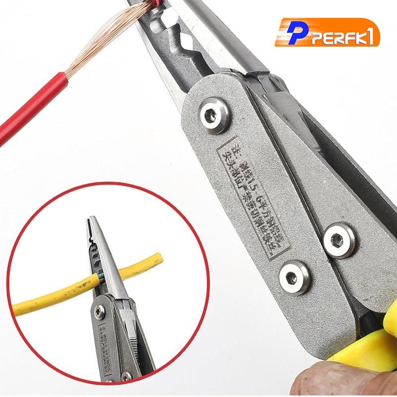 Dụng cụ tháo dây Phụ kiện tiện dụng Đa năng Dễ sử dụng Kìm tuốt dây thợ điện chuyên nghiệp để uốn