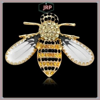JRP Trâm Cài Hình Ong Kim Loại Rhinestone, Phụ Kiện Quà Tặng Cho Nữ