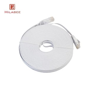 Cáp Ethernet CAT6, cáp mạng, ruy băng LAN, cáp vá - trắng - 3M