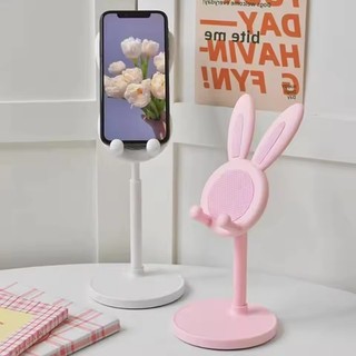 Giá đỡ điện thoại mới Giá đỡ điện thoại di động để bàn cho điện thoại thông minh Có thể điều chỉnh Hỗ trợ bàn hoạt hình thỏ đáng yêu
