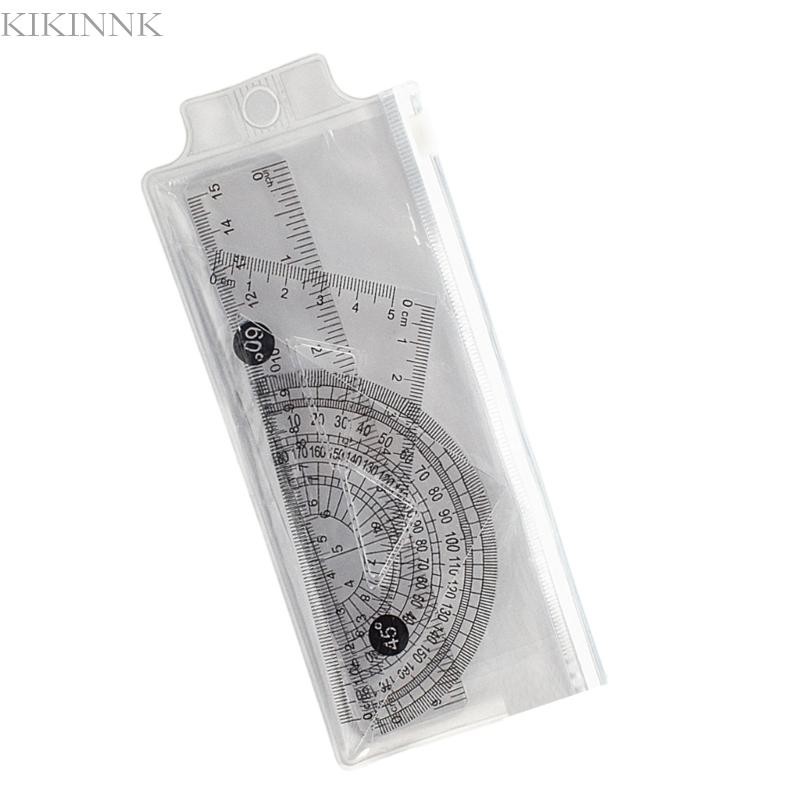 KIKIN 4 15cm Thước Bộ Hình Học Bộ Tam Giác Thước Toán Học Dụng Cụ Vẽ Đồ Dùng Học Tập Cho Học Sinh Bé Trai Gir