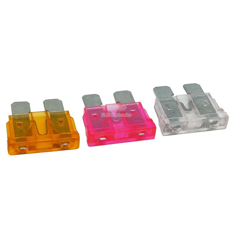Cầu chì ô tô vừa / Cầu chì ống cầu chì chèn 5A / 10A / 15A / 20A / 25A / 30A Medium Piece