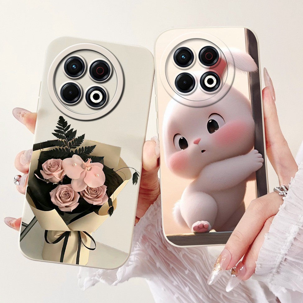 Ốp lưng Tecno KL7 Tecno Spark 30 Pro 4G Cover Hoa thời trang sang trọng Kawaii Girl Ốp điện thoại chống sốc hình mèo dễ thương