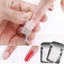 NORDICLIFE 50 Cái Dạng Bọc, Gel UV Pháp Làm Móng Tay Xây Dựng Lụa Sợi Thủy Tinh Nối Dài Móng Tay, Acrylic 8x4cm Giấy Sợi Thủy Tinh Không Dệt