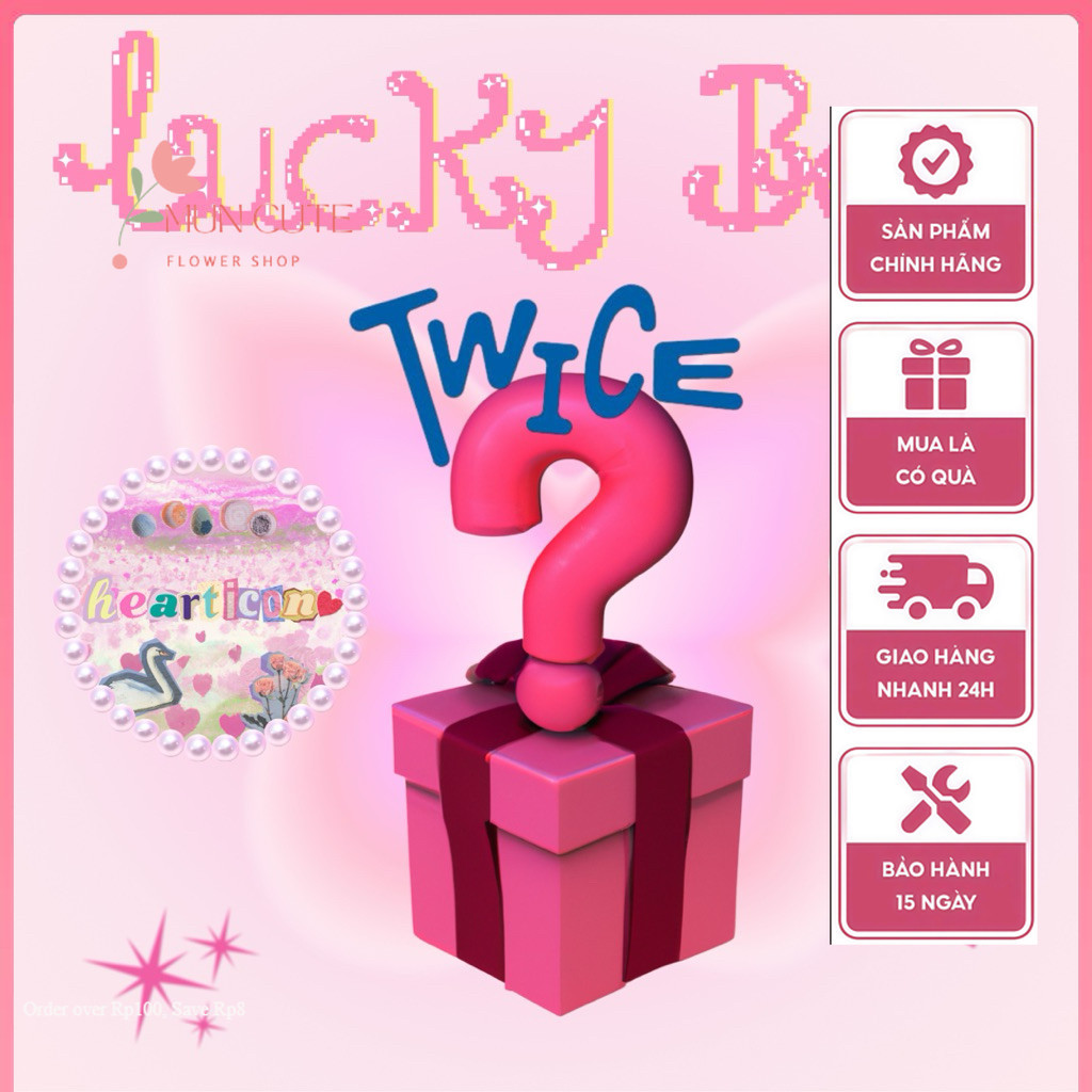 ( MỞ BÁN ) Lucky Box Card TWICE official sít rịt tặng kèm fibi và gói ...