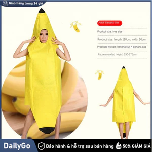 Bộ đồ Halloween hóa trang cosplay quả chuối vui nhộn cho tiệc và lễ hội