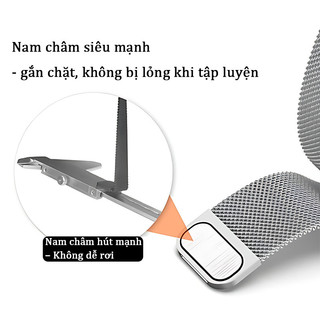 Dây đeo Milanese thép không gỉ cao cấp, từ tính – Dành cho Xiaomi Mi Band 3/4/5/6/7/8/9/10