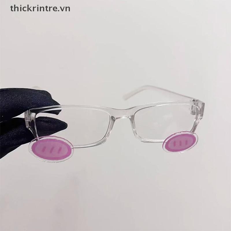 THI Kính Mắt Blusher Acrylic Trong Suốt, Phong Cách Anime Y2K, Phụ Kiện Thời Trang