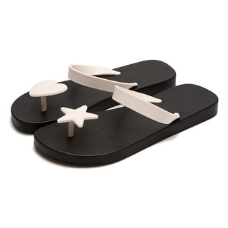 Xixitiao Thoải Mái Mùa Hè Đi Biển Giải Trí Phong Cách Kỳ Nghỉ Ngôi Sao Tình Yêu Flip-Flops