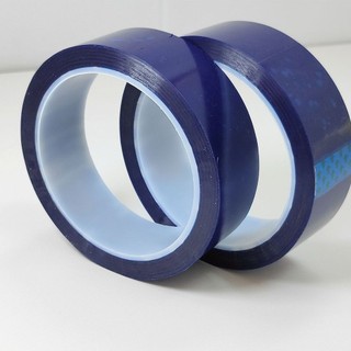 Nhãn dán niêm phong an ninh màu xanh 50m Nhãn chống thất lạc Băng keo Acrylic chống mài mòn độ nhớt cao để niêm phong / đóng gói