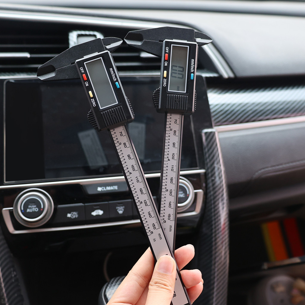 Máy Đo Điện Tử Kỹ Thuật Số Caliper Vernier Caliper Thước Micromet Sợi Carbon Nhựa Đo Dụng Cụ Đo Dụng Cụ