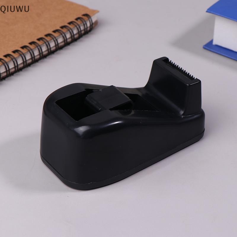 QIUWU Tape Dispenser Văn phòng phẩm lớn Băng dính Cắt niêm phong Băng đế bàn Hộp đựng đồ dùng văn phòng Hộp đựng băng đóng gói.