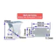 4 cái Bánh xe đẩy hàng Đen Trắng, có bạc đạn, chất liệu nhựa PVC, chịu tải tốt, dùng cho xe đẩy cỡ nhỏ