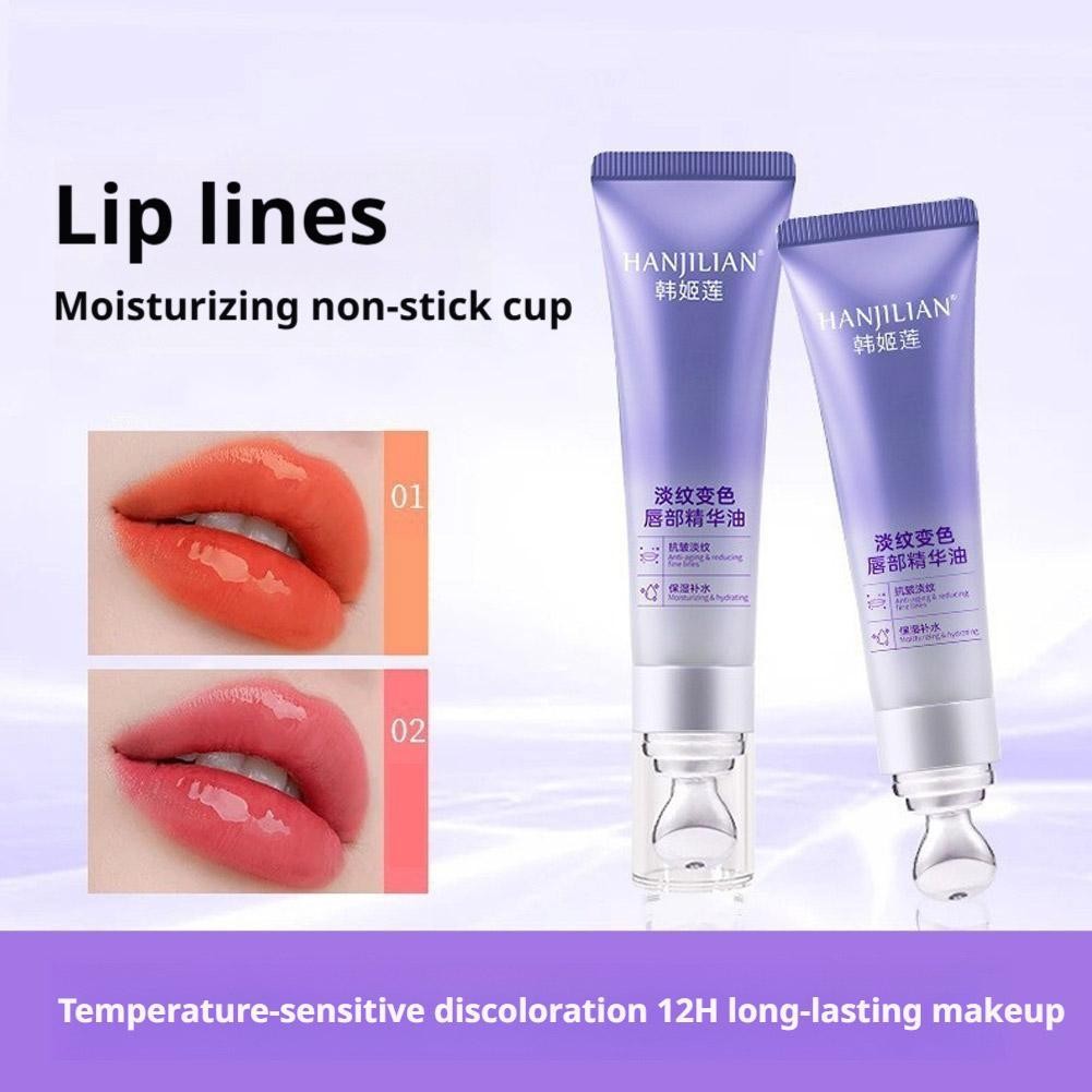 Magic Color Change Lip Serum Dầu Dưỡng Ẩm Sâu Môi Lâu Dài Phai Màu Dòng Son Serum Fine U8y5