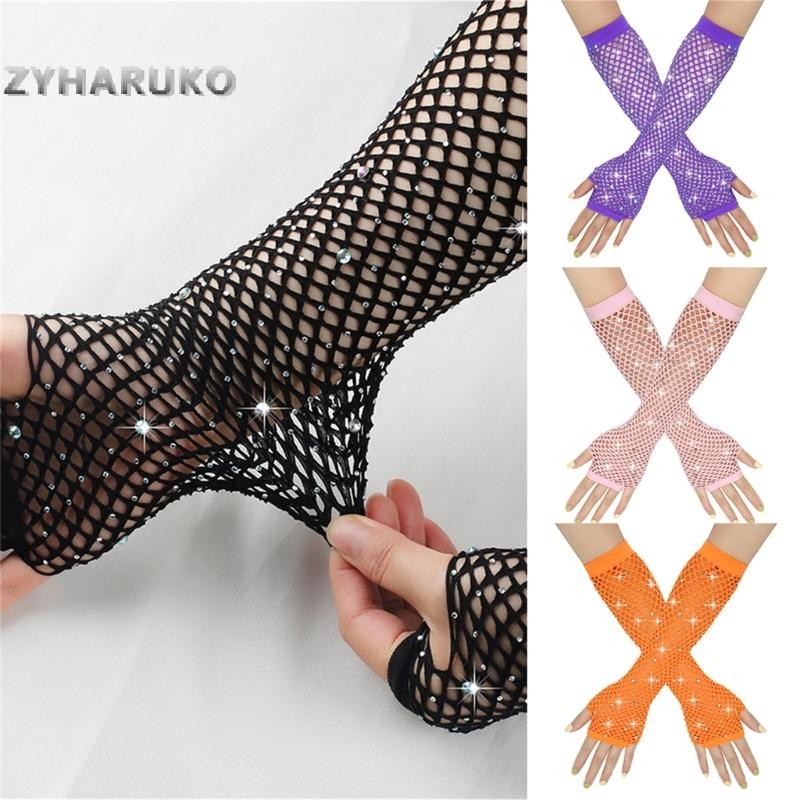Zyaruko Găng Tay Lưới Cá Blingbling - Phụ Kiện Dự Tiệc