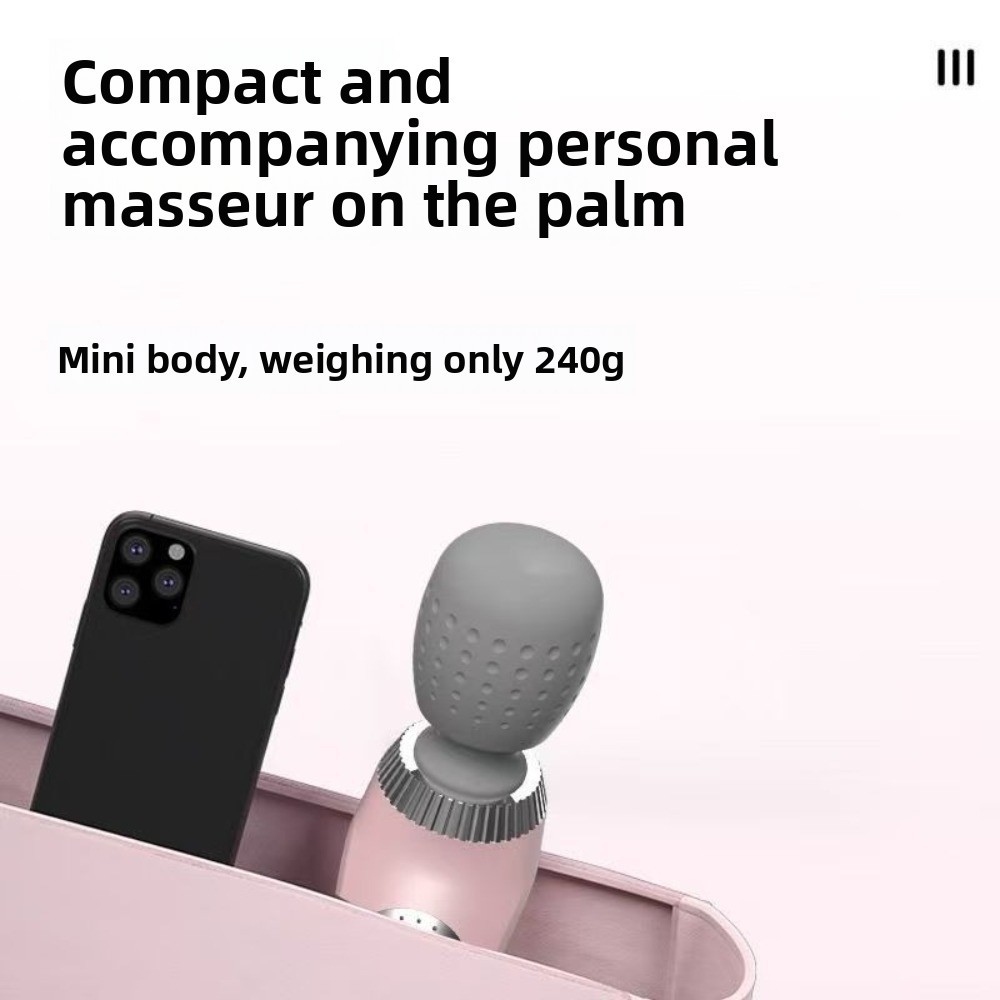 Hiện vật massage BAMBOOB, Dụng cụ massage Mini rung cầm tay, Thư giãn toàn thân ABS có thể sạc lại nhanh Dụng cụ massage điện chân eo