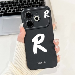 Dành Cho Tecno Pova 6 Neo Ốp Lưng Chữ Cái Ban Đầu Dễ Thương Silicon Mềm Chống Sốc Ốp Lưng TPU Cho Tecno Pova6 Neo 4G Vỏ Điện Thoại