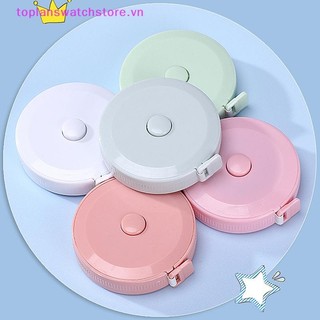 Toplanswatchstore 1.5M Thước Băng Nhỏ Dễ Thương Đơn Giản Di Động Da Mềm Thước May Linh Hoạt Thước Đo Cho Cơ Thể Thợ May Thủ Công 60Inch VN