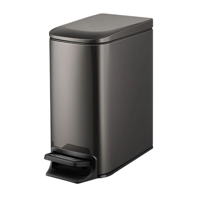 Thùng đựng bàn đạp VIC Quiet 6L không gian Thùng rác nhỏ bằng thép Carbon hiệu quả cho góc hẹp