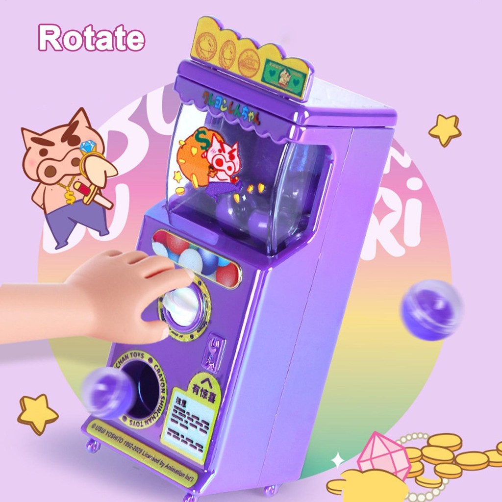 Dành Cho Crayon Shin-chan Gumball Máy Đồ Chơi Nhẹ Máy Giải Thưởng Hoạt Hình Gashapon Trò Chơi Máy Tính Để Bàn Thiết Bị