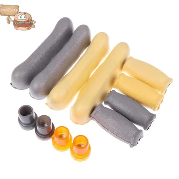 Mặt trời 6 Cái / bộ Phụ kiện nạng nách Bộ miếng đệm thay thế Cao su chống trượt Đệm nách Đệm tay Phụ kiện tỏa sáng
