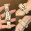 Dây đeo đồng hồ nylon bện thay thế cho Xiaomi Mi Band 10/9/8, khóa từ tính, tương thích Band 10/9/8