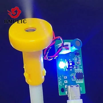 Bộ tạo độ ẩm USB BMPEIC Máy tạo sương mù và bảng mạch điều khiển Máy phun sương Tấm phun sương Mô-đun phun Máy tạo độ ẩm Bảng điều khiển mới