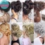 Sund Tổng Hợp Tóc Lộn Xộn Bun Phần Mở Rộng Xoăn Dài Chignon Co Giãn Lông Tơ Tóc Scrunchies Miếng Tóc Cho Nữ VN