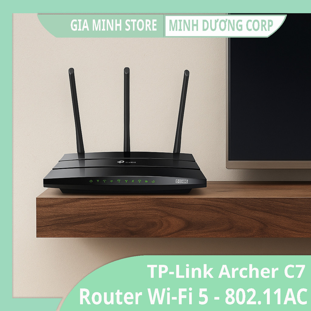 Router Wi-Fi 5 TP-Link Archer C7 - Tốc Độ 1750Mbps - Băng Tần Kép 2.4G ...