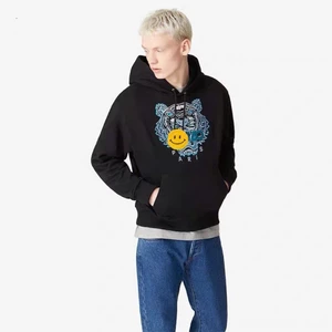 Áo Hoodie Mặt Hổ ZoZo Thêu Xanh Trắng KCloset Áo Nỉ Dày Dặn Dáng Rộng Nam Nữ NA966