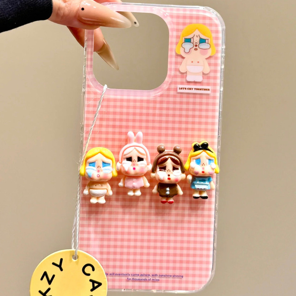 【✨Spot】[Ốp điện thoại trẻ em khóc chấm bi dễ thương] Apple16promax / iphone 15pro /14puls, chống sốc