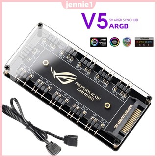 Bộ chuyển đổi trung tâm chia cáp RGB Hub ARGB cho bo mạch chủ ASUS / MSI / GIGABYTE [jennie1.vn]