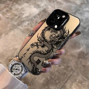 Ốp Điện Thoại Dragon Nghịch Ngợm Cho Realme 7T Realme P3 Ultra 5G C63 V60 V60pro V11 V13 Realme GT7 GT7 Pro Vỏ Điện Thoại Mềm Chống Rơi Bảo Vệ