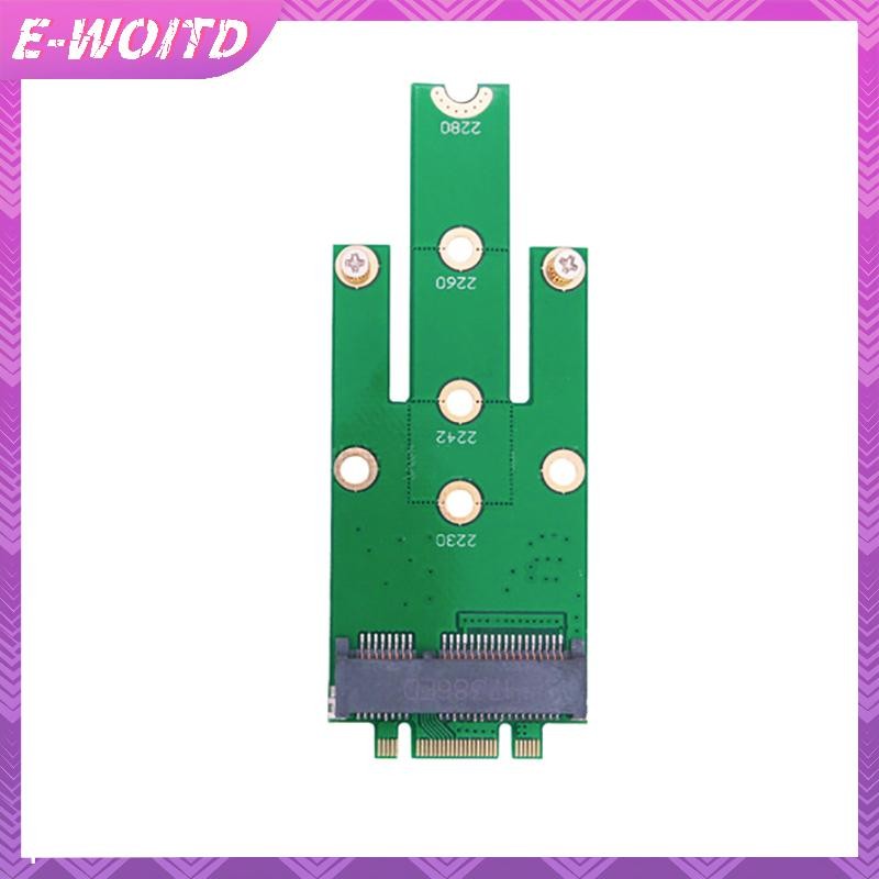 E-WOITD NGFF M.2 B Chìa Khóa Sang MSATA PCI-E PCI-Express SATA 3.0 SSD Hỗ Trợ Khe Cắm Chế Độ B MSATA Nam Bộ Chuyển Đổi Thẻ Cho 2242 / 2260 E-WOITD