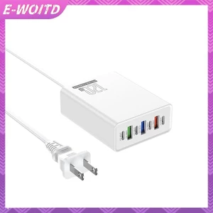 E-WOITD 120W USB Type-C Máy Tính Để Bàn Sạc Điện Thoại PD Power Station Cho Huawei Cho Máy Tính Bảng HNVN