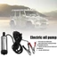 TAYO Bơm điện chìm 12v dc vỏ hợp kim nhôm bơm dầu diesel nhiên liệu 30L/phút-Bơm chìm mini 12v, 24v