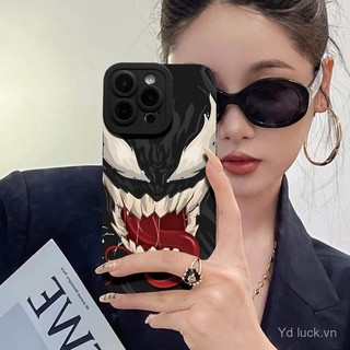 Ốp Điện Thoại Niche Graffiti Sáng Tạo Độc Đáo Tấn Công Venom Thích Hợp Cho iPhone 16plus 15 14promax 13 12pro x 16pro 15pro 14 13pro 12promax 7plus Ốp Chống Va Đập