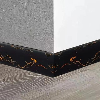 Đường ốp chân tường chống thấm nước Tự dính 3D Đá cẩm thạch sọc in tường Miếng dán dày chống va chạm Góc đường trang trí nhà cửa bám chắc dễ sử dụng phù hợp dùng cho gia đình căn hộ văn phòng và không gian nhỏ