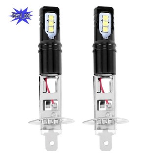 Bộ bóng đèn pha LED 2X H1 6000K màu trắng siêu sáng 6000LM DRL có độ cao