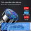 Sạc Đa Năng Cho Xe Hơi,Sạc siêu nhanh 300W,Có Đèn LED,6 Cổng USB Type-C,Cho Iphone Android Điện Thoại