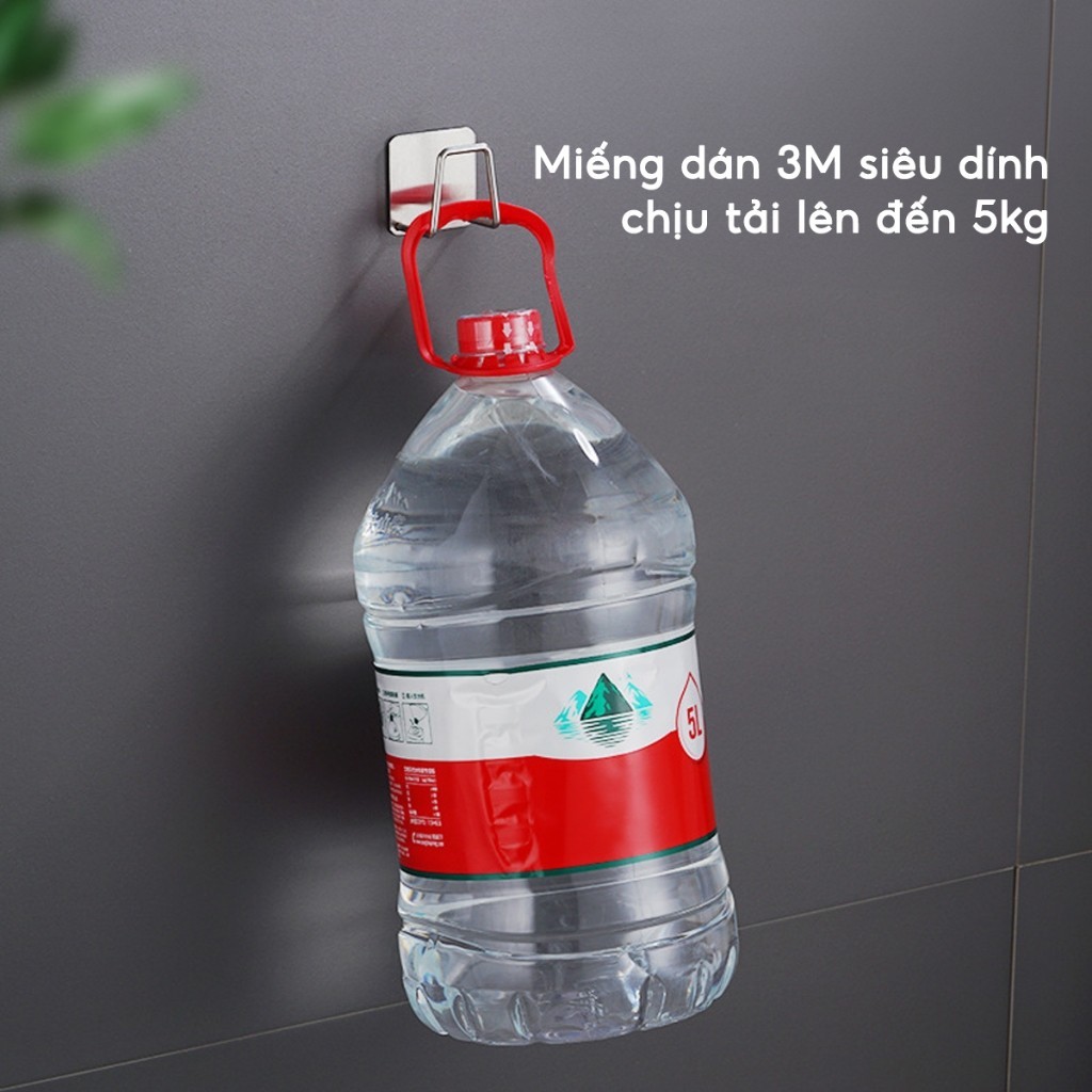 Móc Treo Miếng Rửa Chén Inox Móc Dán Tường Treo Đồ Chữ A Để Vung Thớt Dụng Cụ Bếp