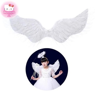 Moonlights Swallow Hình Thiên Thần Trắng Có Dây Đeo Co Giãn Cho Trẻ Em Trang Trí Tiệc EN