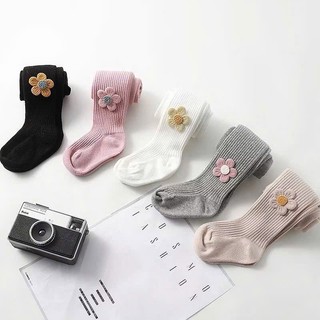 1-8Y Quần tất có bàn hoa cúc hàng QC cho bé gái