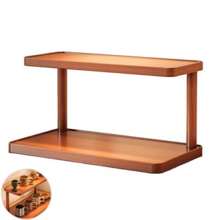Kệ đựng đồ ăn COZYNEST, Giá đựng đồ để bàn bằng gỗ, Kệ đựng đồ để bàn đa năng bền Mini
