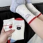 Tất Dễ Thương Bé Gái Vừa Dài Thả Xuân Thu Hoạt Hình Nhật Bản Sinh Viên Chấm Sọc